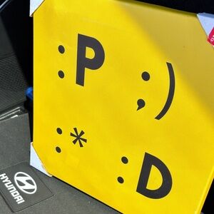 Yellow Smiley Face Canvas Wall Art